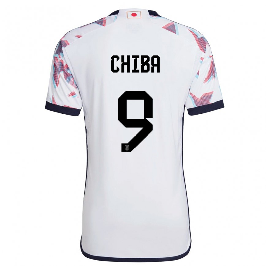 Niño Camiseta Japón Kanta Chiba #9 Blanco 2ª Equipación 22-24 Argentina