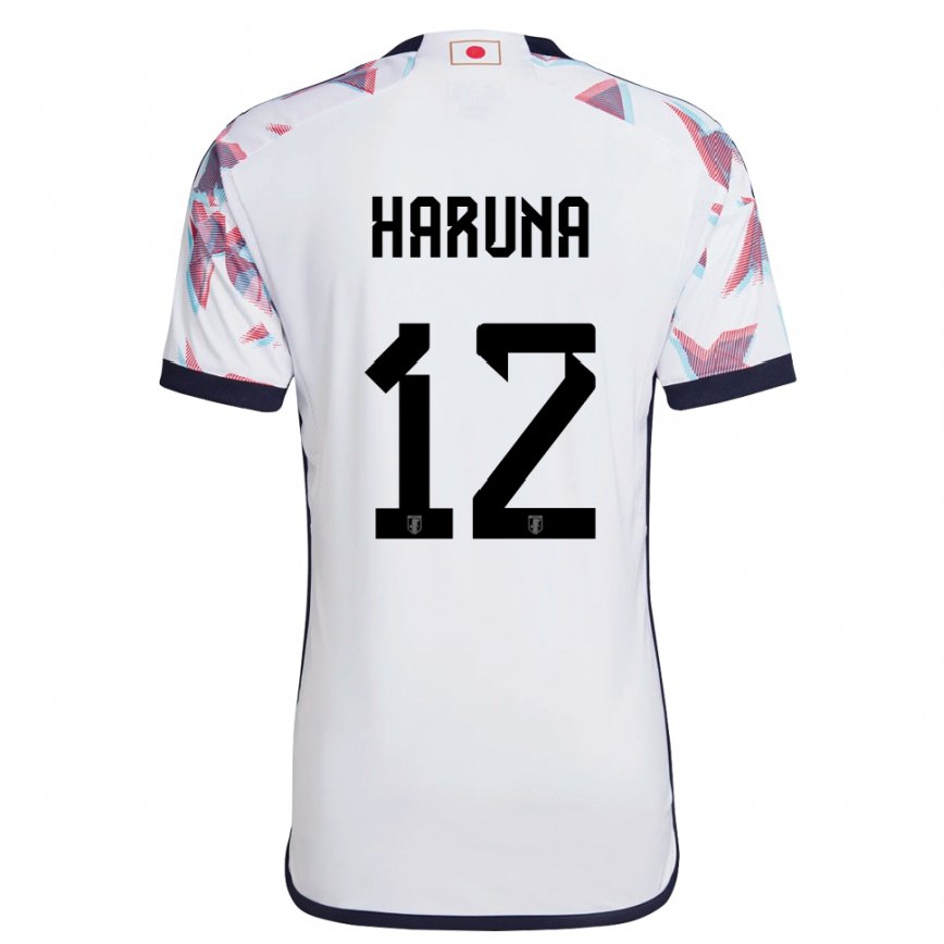 Niño Camiseta Japón Ryusei Haruna #12 Blanco 2ª Equipación 22-24 Argentina