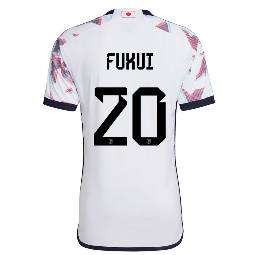 Niño Camiseta Japón Taichi Fukui #20 Blanco 2ª Equipación 22-24 Argentina