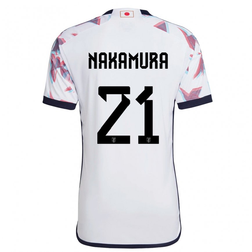 Niño Camiseta Japón Jiro Nakamura #21 Blanco 2ª Equipación 22-24 Argentina