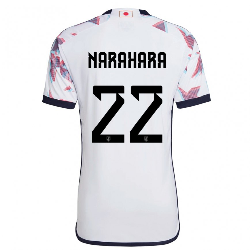 Niño Camiseta Japón Yoshiki Narahara #22 Blanco 2ª Equipación 22-24 Argentina