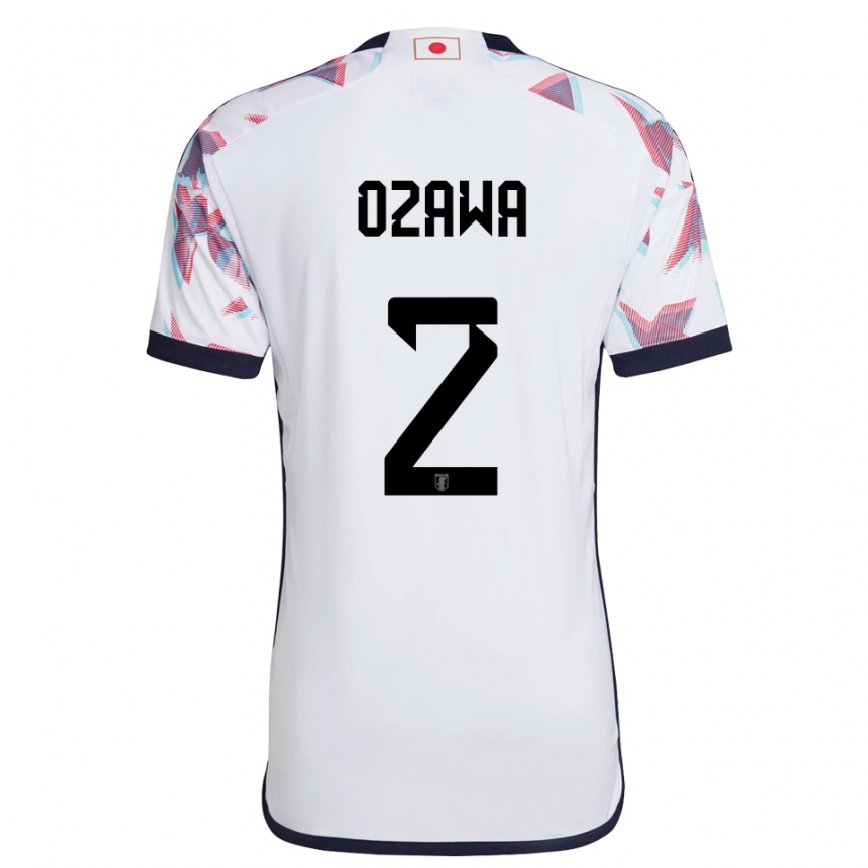 Niño Camiseta Japón Haruki Ozawa #2 Blanco 2ª Equipación 22-24 Argentina