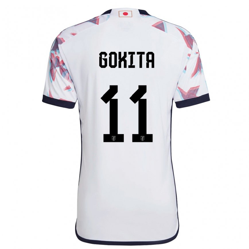 Niño Camiseta Japón Kishin Gokita #11 Blanco 2ª Equipación 22-24 Argentina