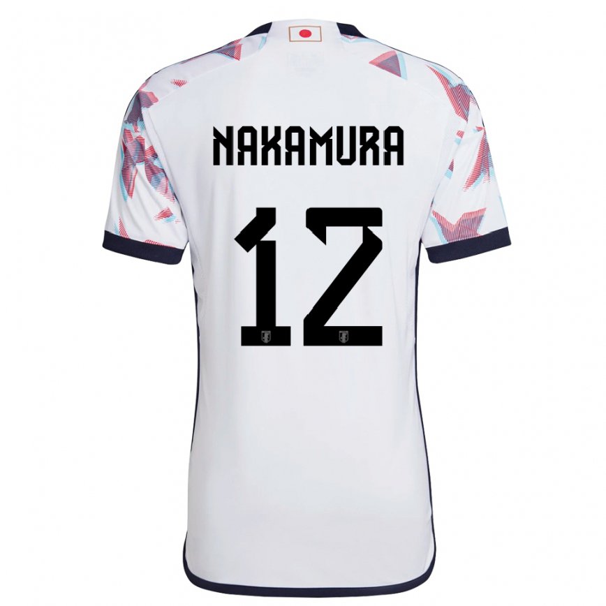 Niño Camiseta Japón Keisuke Nakamura #12 Blanco 2ª Equipación 22-24 Argentina