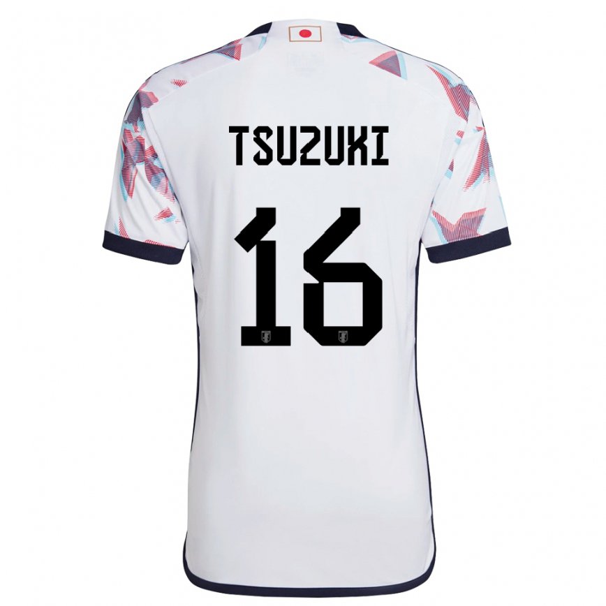 Niño Camiseta Japón Shunta Tsuzuki #16 Blanco 2ª Equipación 22-24 Argentina