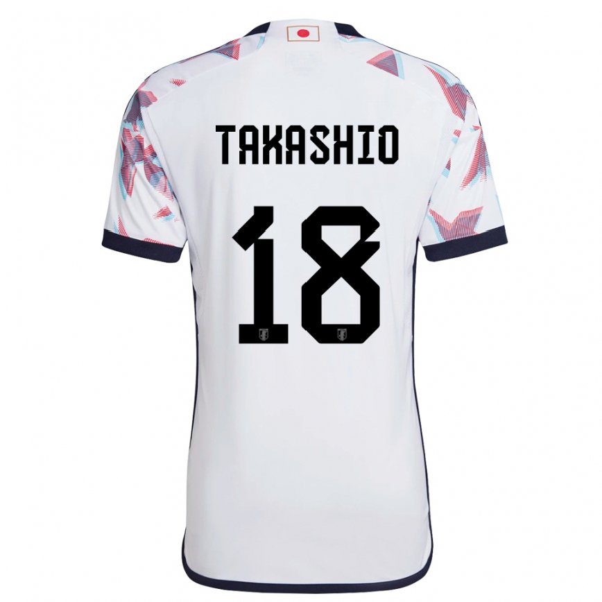 Niño Camiseta Japón Hayase Takashio #18 Blanco 2ª Equipación 22-24 Argentina