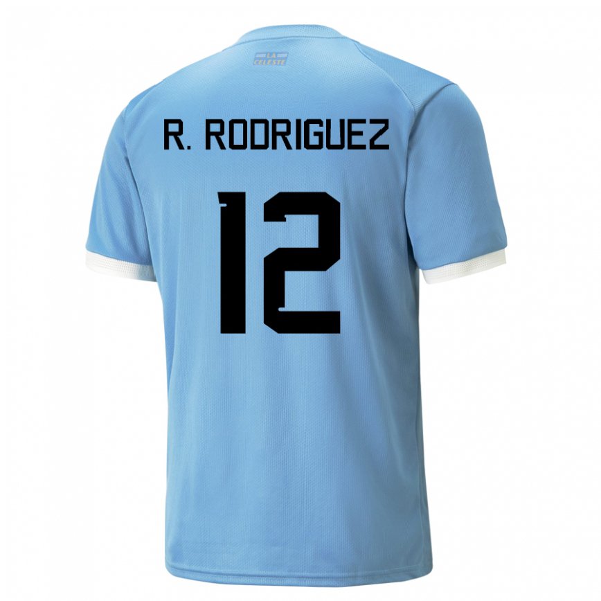 Hombre Camiseta Uruguay Randall Rodriguez #12 Azul 1ª Equipación 22-24 Argentina