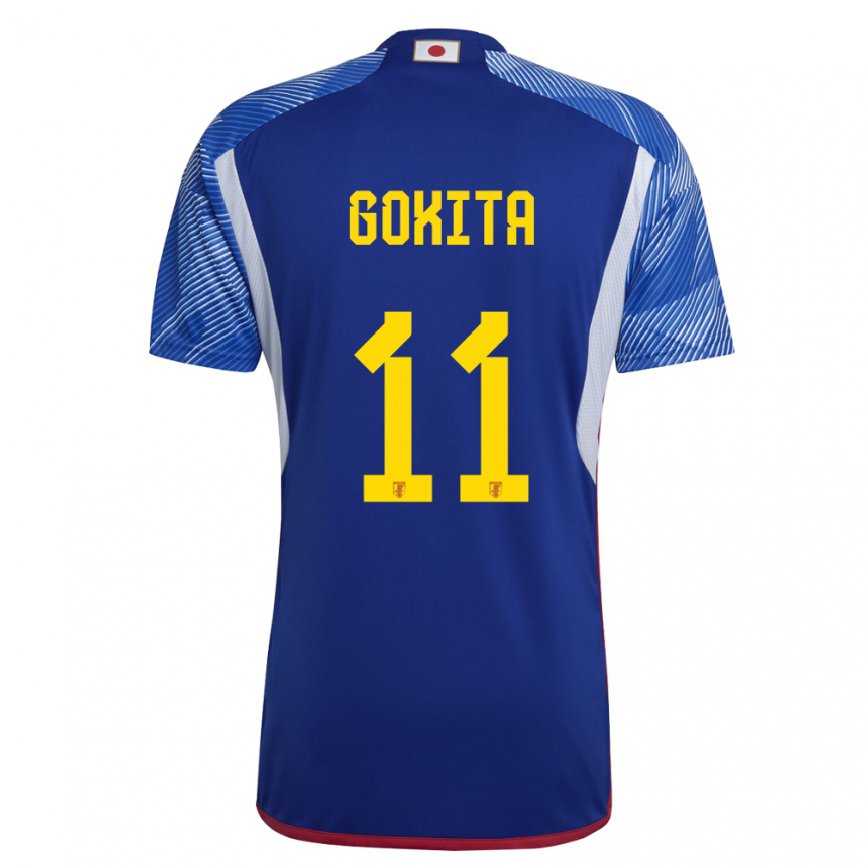 Hombre Camiseta Japón Kishin Gokita #11 Azul Real 1ª Equipación 22-24 Argentina