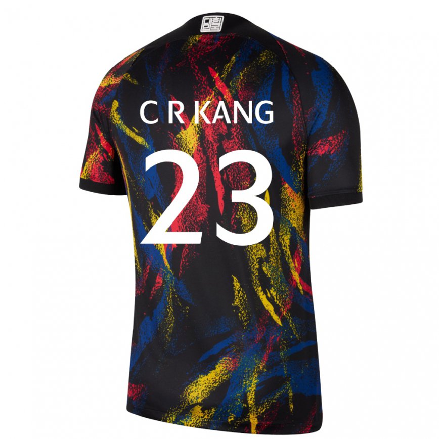 Hombre Camiseta Corea Del Sur Kang Chae Rim #23 Multicolor 2ª Equipación 22-24 Argentina