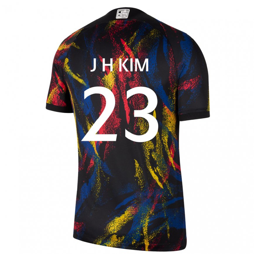 Hombre Camiseta Corea Del Sur Kim Jung Hoon #23 Multicolor 2ª Equipación 22-24 Argentina