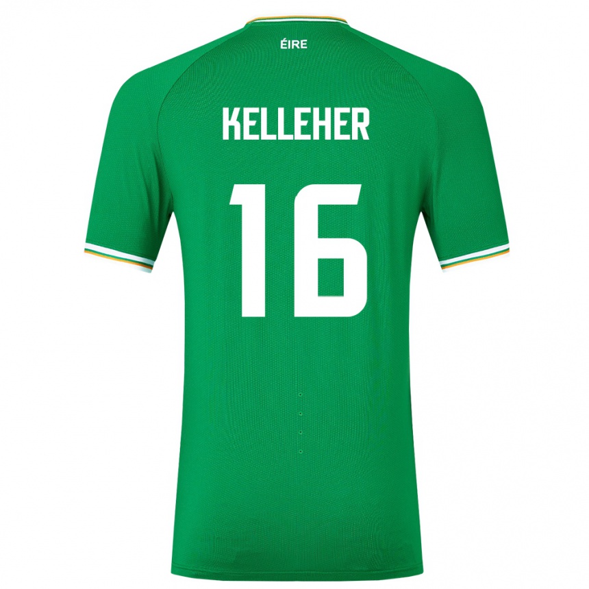 Niño Fútbol Camiseta Irlanda Caoimhín Kelleher #16 Verde 1ª Equipación 24-26 Argentina