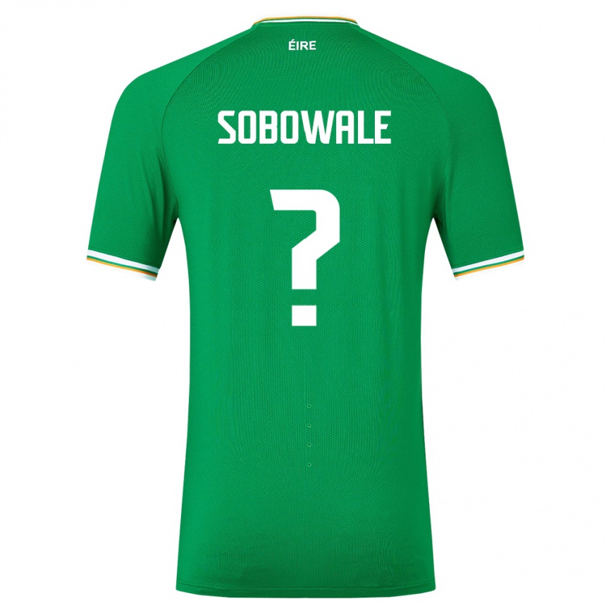 Niño Fútbol Camiseta Irlanda Timi Sobowale #0 Verde 1ª Equipación 24-26 Argentina