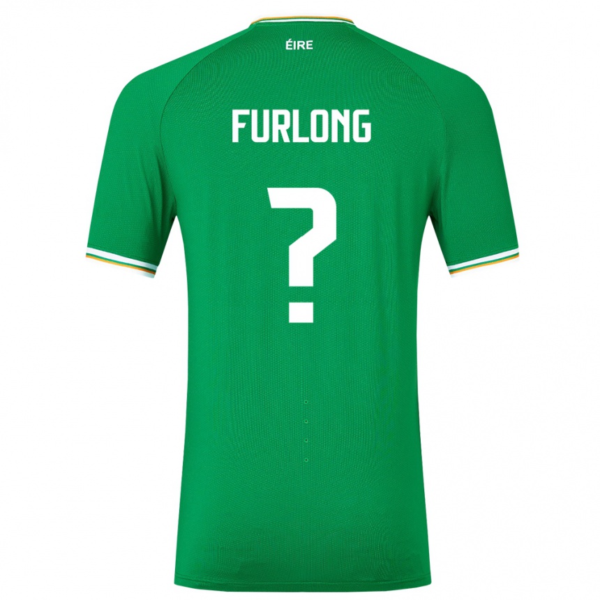 Niño Fútbol Camiseta Irlanda James Furlong #0 Verde 1ª Equipación 24-26 Argentina