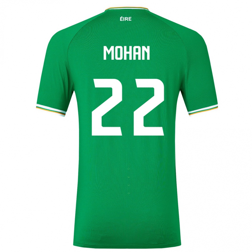 Niño Fútbol Camiseta Irlanda Stephen Mohan #22 Verde 1ª Equipación 24-26 Argentina