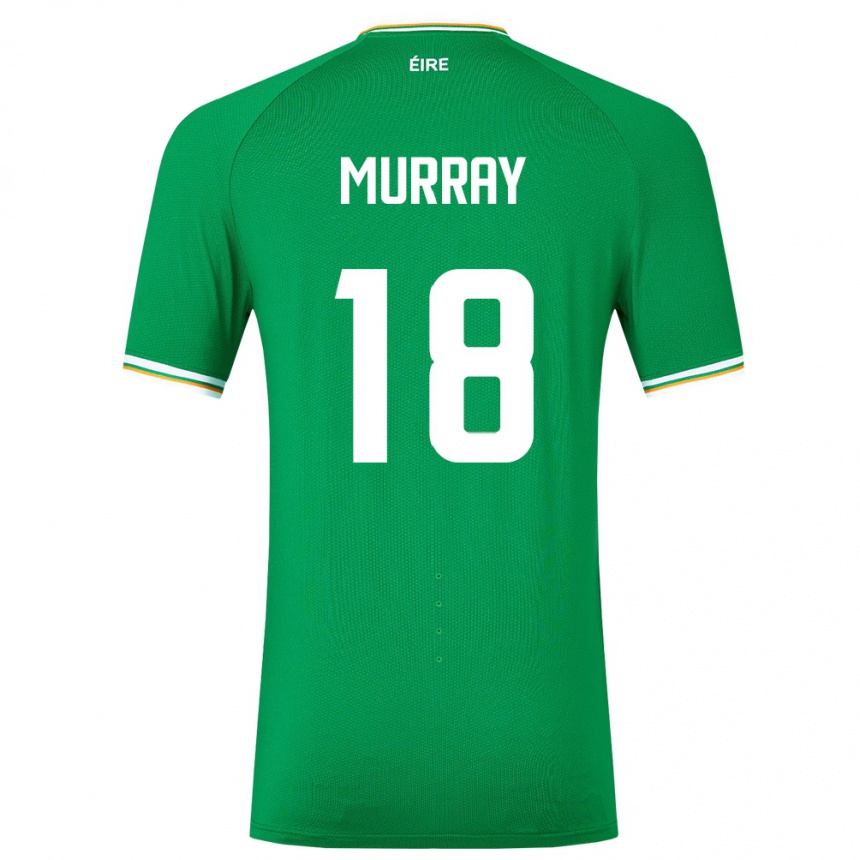 Niño Fútbol Camiseta Irlanda Matthew Murray #18 Verde 1ª Equipación 24-26 Argentina