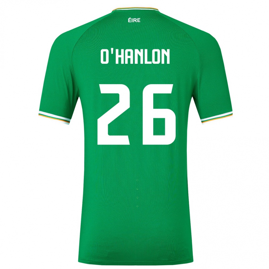 Niño Fútbol Camiseta Irlanda Tara O'hanlon #26 Verde 1ª Equipación 24-26 Argentina