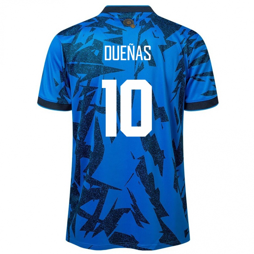 Niño Fútbol Camiseta El Salvador Enrico Dueñas #10 Azul 1ª Equipación 24-26 Argentina