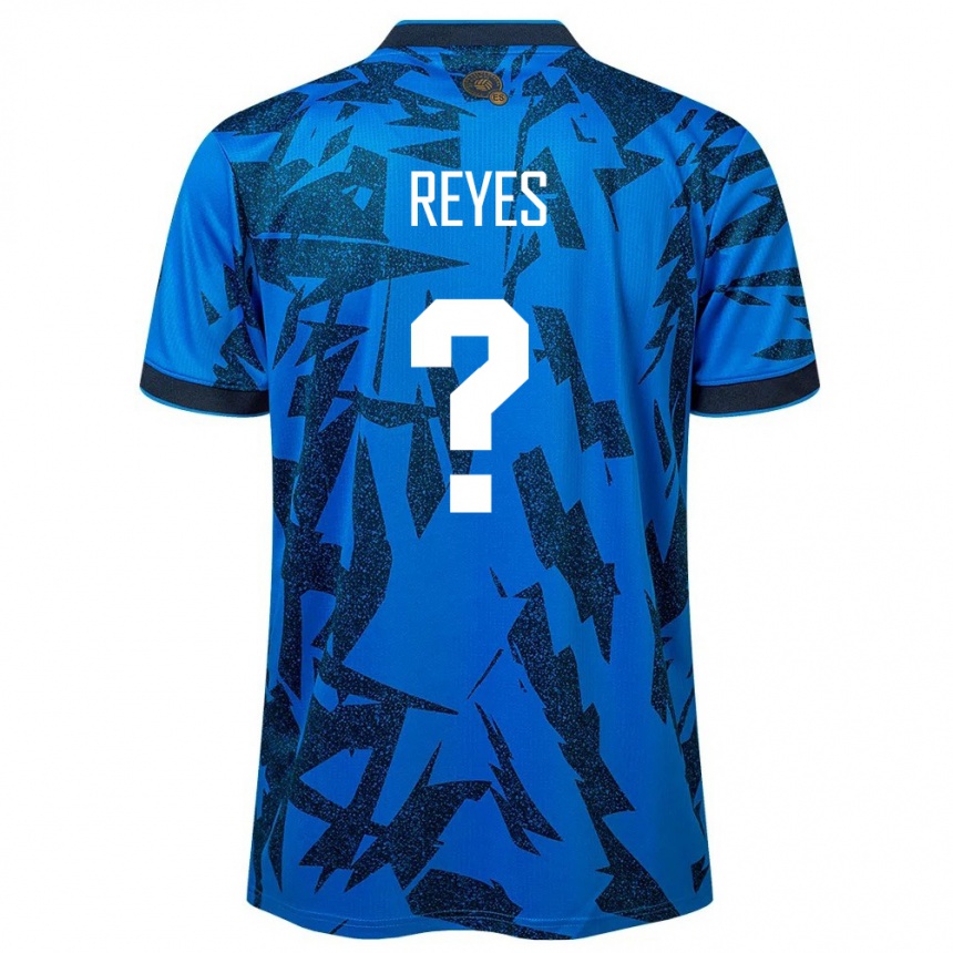 Niño Fútbol Camiseta El Salvador Jefferson Reyes #0 Azul 1ª Equipación 24-26 Argentina