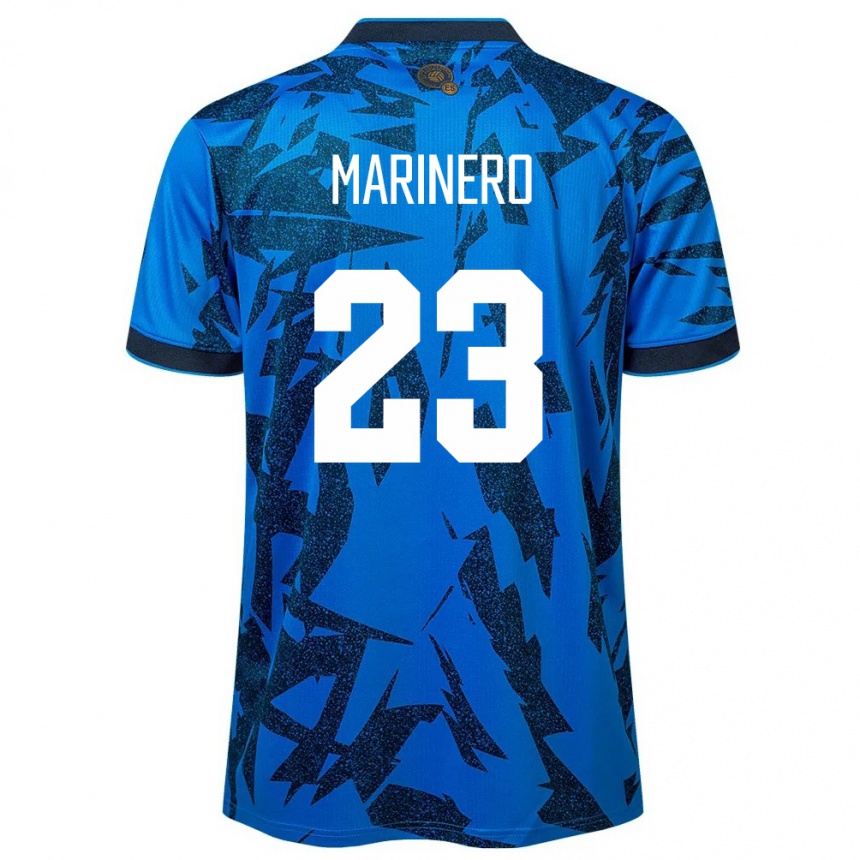 Niño Fútbol Camiseta El Salvador Amber Marinero #23 Azul 1ª Equipación 24-26 Argentina