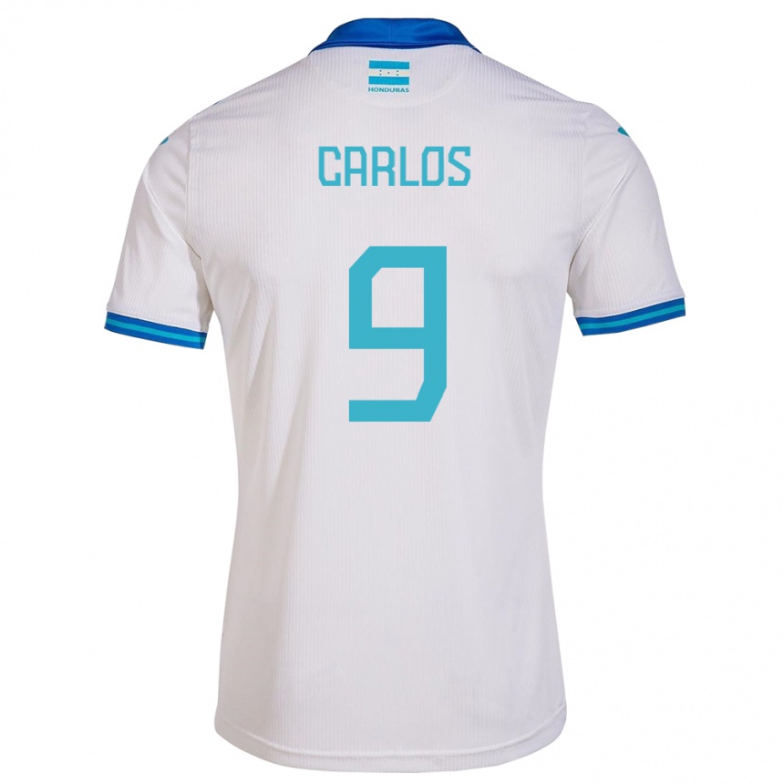 Niño Fútbol Camiseta Honduras Carlos Mejía #9 Blanco 1ª Equipación 24-26 Argentina