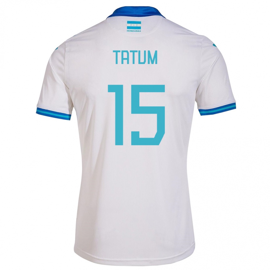 Niño Fútbol Camiseta Honduras Anfronit Tatum #15 Blanco 1ª Equipación 24-26 Argentina