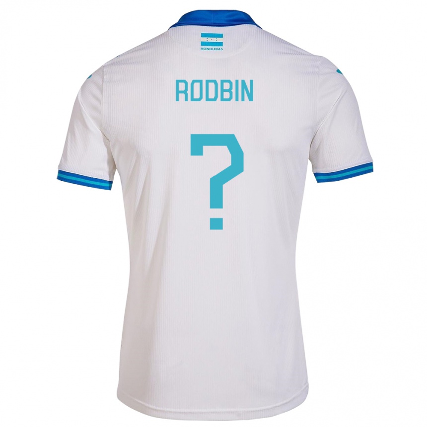 Niño Fútbol Camiseta Honduras Rodbin Mejía #0 Blanco 1ª Equipación 24-26 Argentina