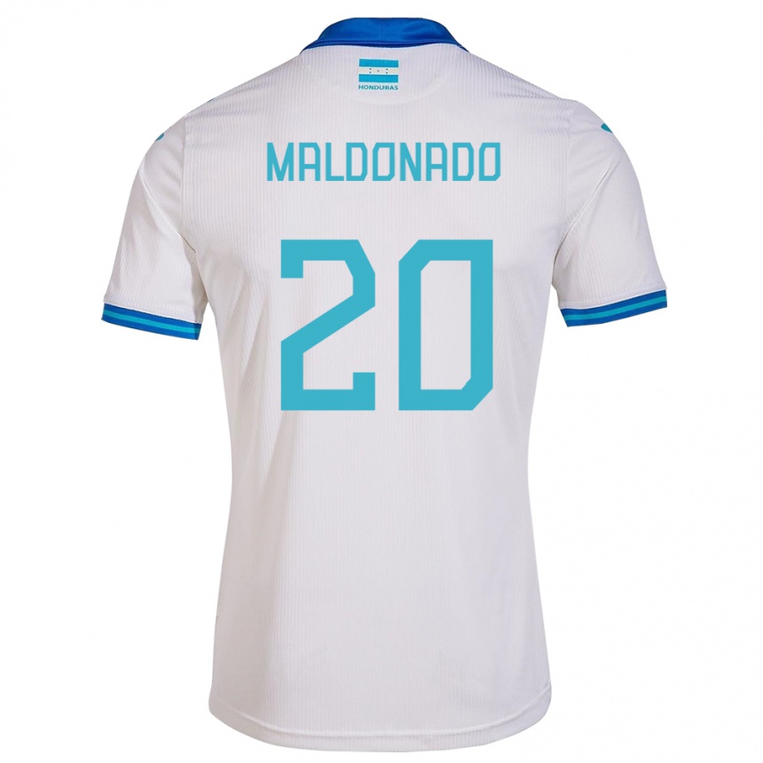 Niño Fútbol Camiseta Honduras Alessandro Maldonado #20 Blanco 1ª Equipación 24-26 Argentina