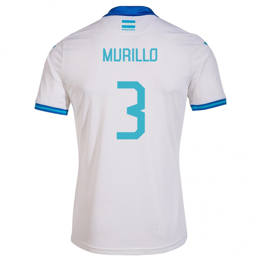 Niño Fútbol Camiseta Honduras Bárbara Murillo #3 Blanco 1ª Equipación 24-26 Argentina