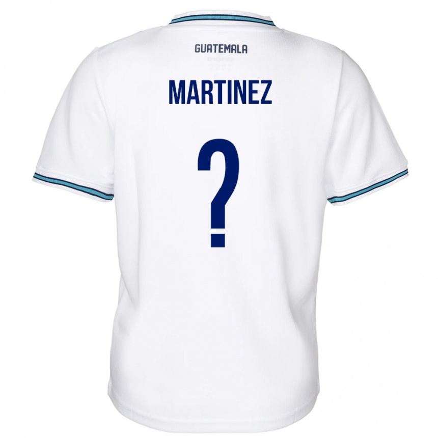 Niño Fútbol Camiseta Guatemala José Carlos Martinez #0 Blanco 1ª Equipación 24-26 Argentina