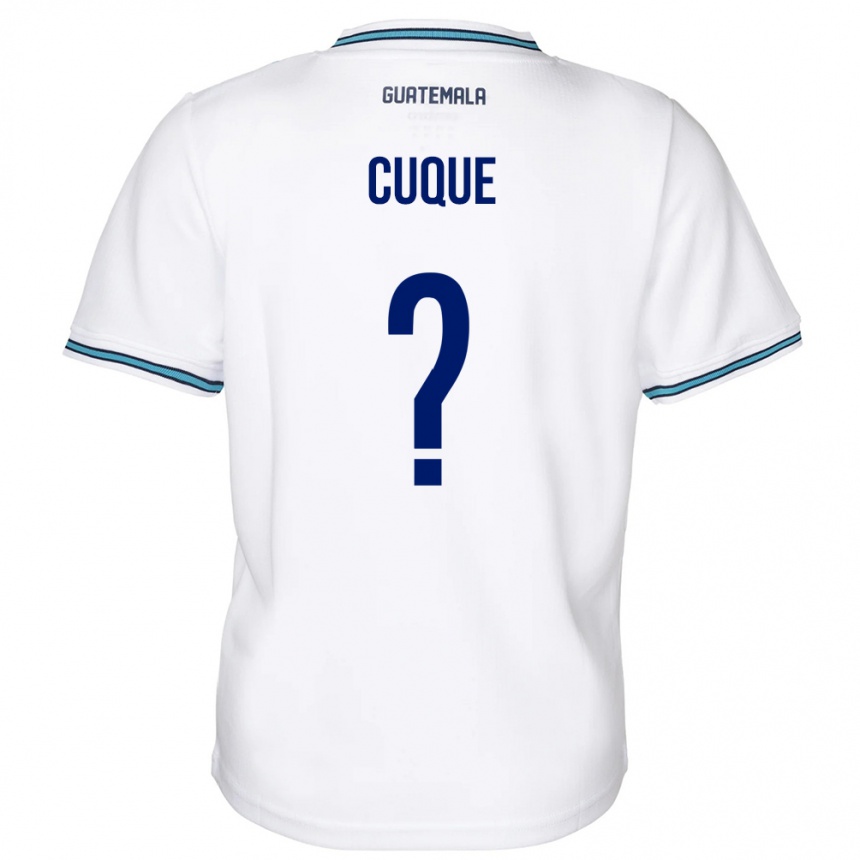 Niño Fútbol Camiseta Guatemala Diego Cuque #0 Blanco 1ª Equipación 24-26 Argentina