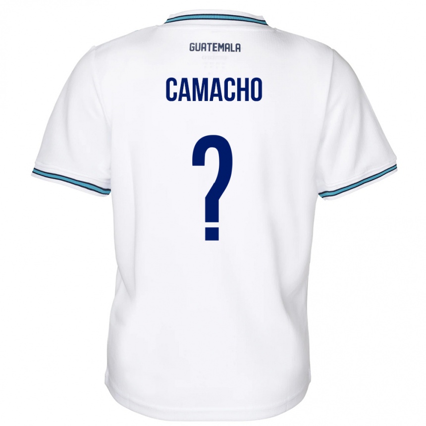 Niño Fútbol Camiseta Guatemala Samuel Camacho #0 Blanco 1ª Equipación 24-26 Argentina