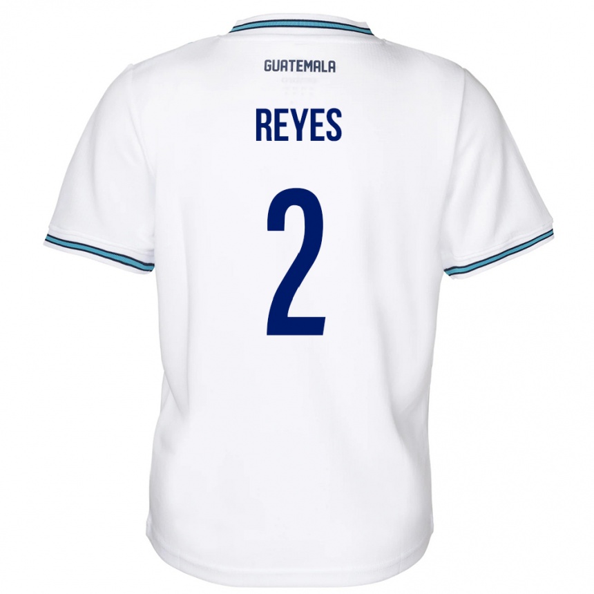 Niño Fútbol Camiseta Guatemala Samantha Reyes #2 Blanco 1ª Equipación 24-26 Argentina