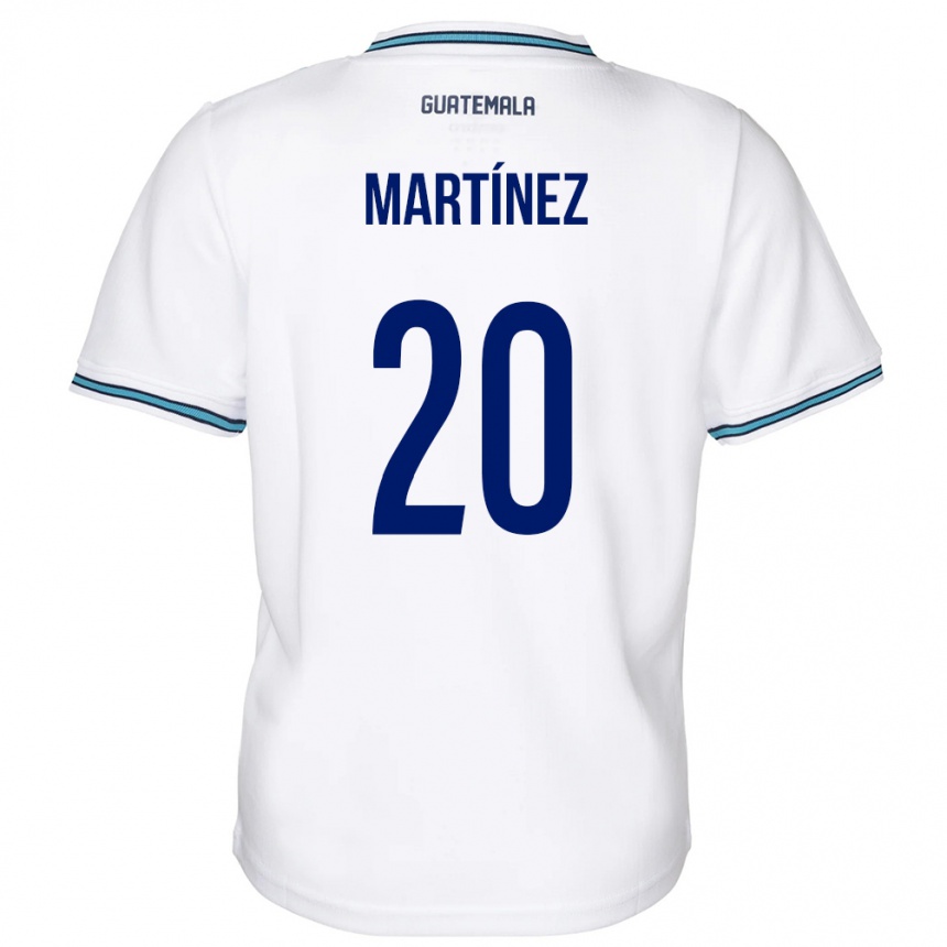 Niño Fútbol Camiseta Guatemala Ana Lucía Martínez #20 Blanco 1ª Equipación 24-26 Argentina