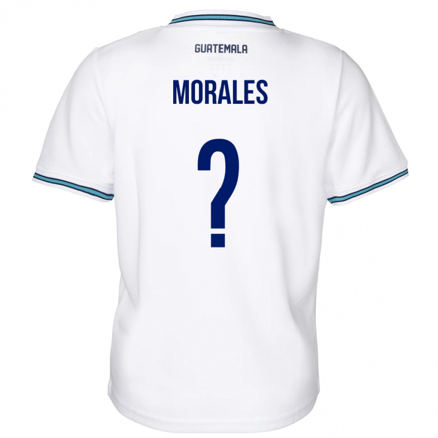 Niño Fútbol Camiseta Guatemala Karla Morales #0 Blanco 1ª Equipación 24-26 Argentina