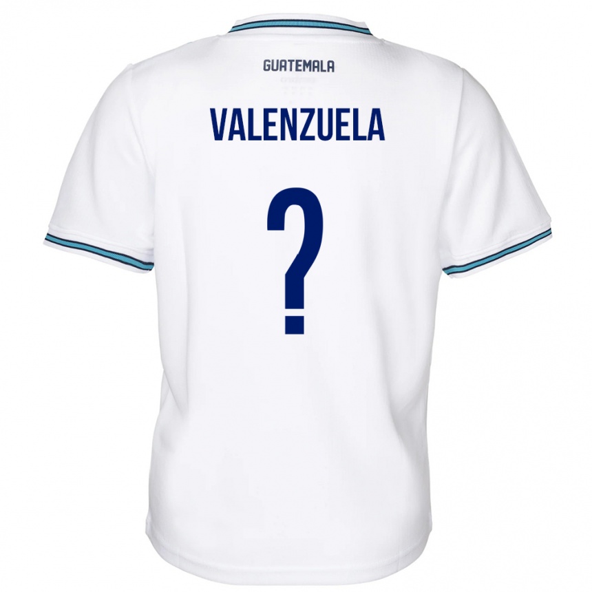 Niño Fútbol Camiseta Guatemala Briana Valenzuela #0 Blanco 1ª Equipación 24-26 Argentina