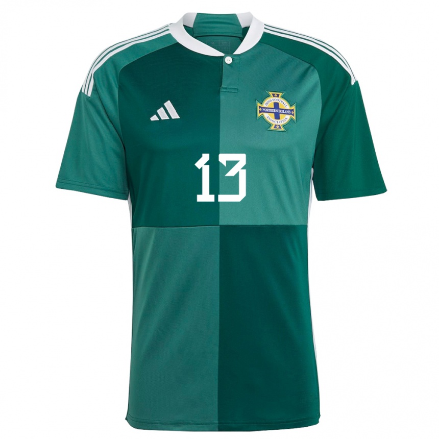 Niño Fútbol Camiseta Irlanda Del Norte Rachel Mclaren #13 Verde 1ª Equipación 24-26 Argentina