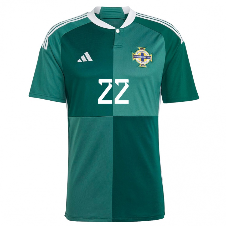 Niño Fútbol Camiseta Irlanda Del Norte Abbie Magee #22 Verde 1ª Equipación 24-26 Argentina