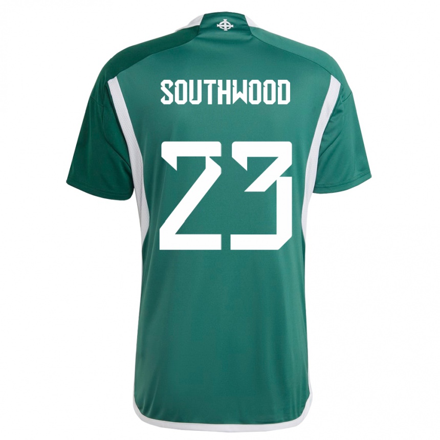 Niño Fútbol Camiseta Irlanda Del Norte Luke Southwood #23 Verde 1ª Equipación 24-26 Argentina