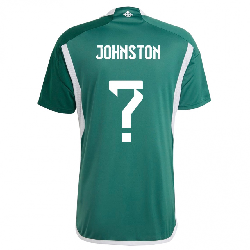 Niño Fútbol Camiseta Irlanda Del Norte Carl Johnston #0 Verde 1ª Equipación 24-26 Argentina