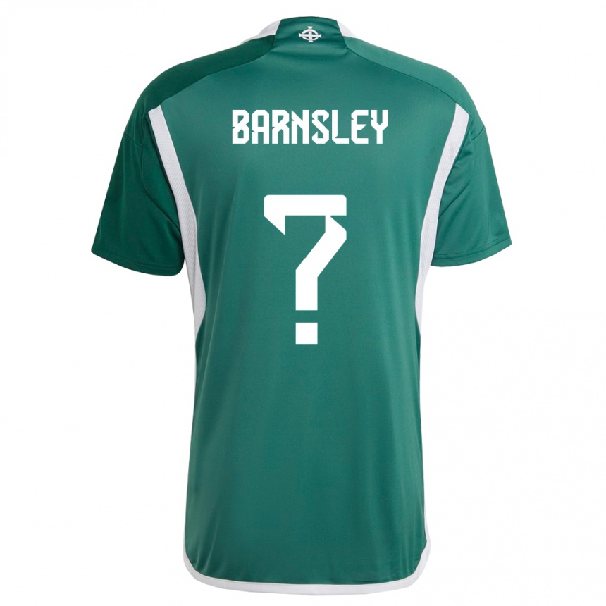 Niño Fútbol Camiseta Irlanda Del Norte Fraser Barnsley #0 Verde 1ª Equipación 24-26 Argentina