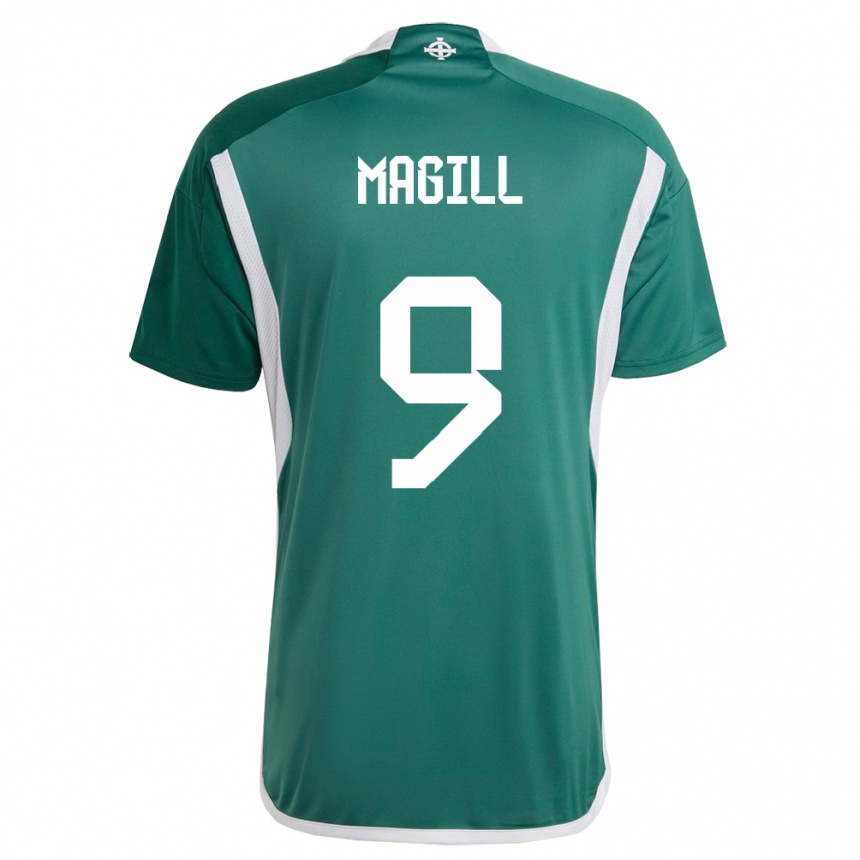 Niño Fútbol Camiseta Irlanda Del Norte Simone Magill #9 Verde 1ª Equipación 24-26 Argentina