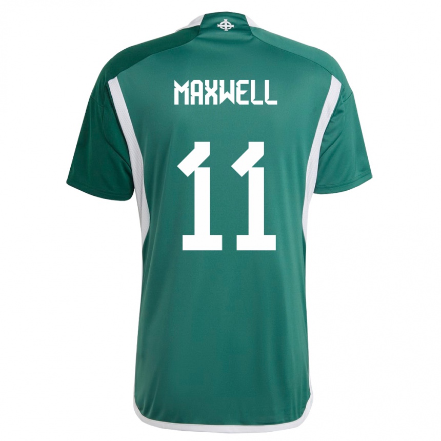 Niño Fútbol Camiseta Irlanda Del Norte Danielle Maxwell #11 Verde 1ª Equipación 24-26 Argentina