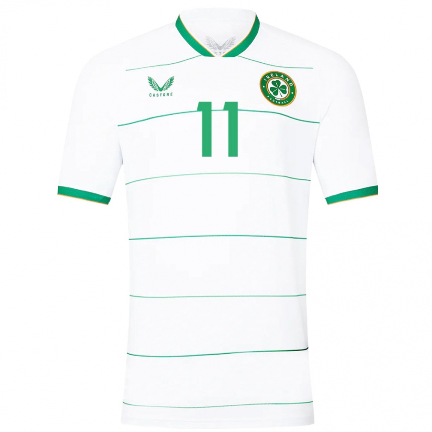 Niño Fútbol Camiseta Irlanda Ollie O'neill #11 Blanco 2ª Equipación 24-26 Argentina