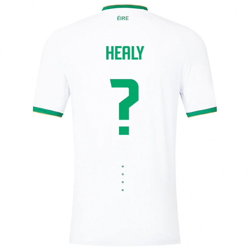 Niño Fútbol Camiseta Irlanda Matthew Healy #0 Blanco 2ª Equipación 24-26 Argentina