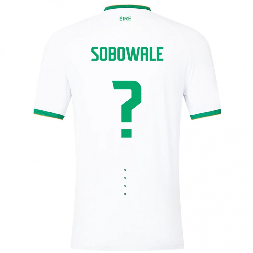 Niño Fútbol Camiseta Irlanda Timi Sobowale #0 Blanco 2ª Equipación 24-26 Argentina