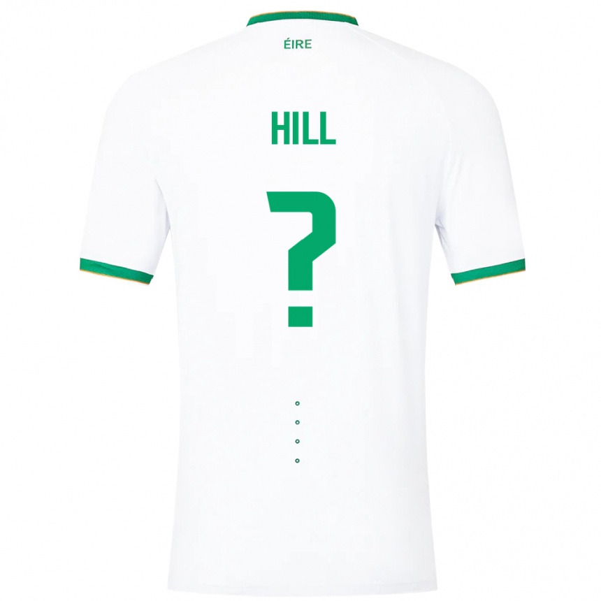 Niño Fútbol Camiseta Irlanda Tom Hill #0 Blanco 2ª Equipación 24-26 Argentina