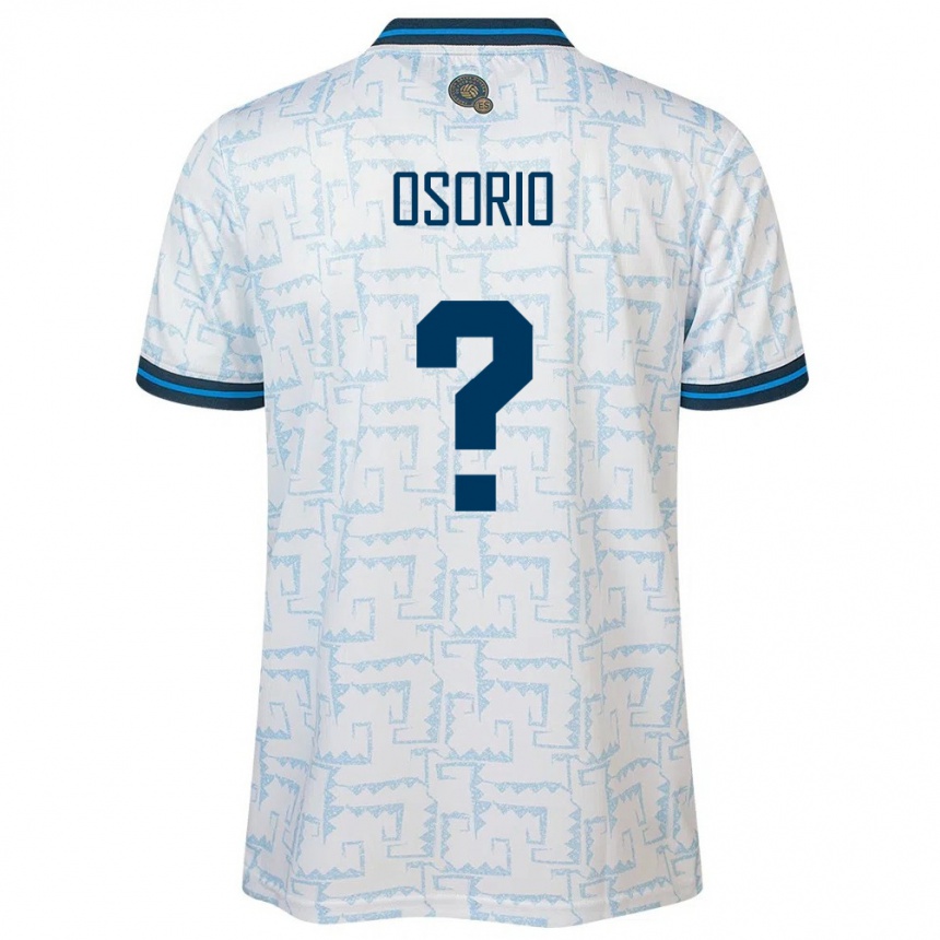 Niño Fútbol Camiseta El Salvador Harold Osorio #0 Blanco 2ª Equipación 24-26 Argentina