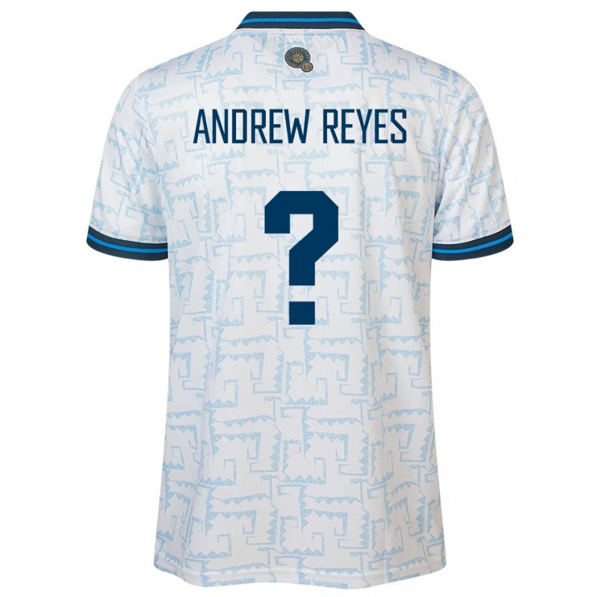 Niño Fútbol Camiseta El Salvador Andrew Reyes #0 Blanco 2ª Equipación 24-26 Argentina