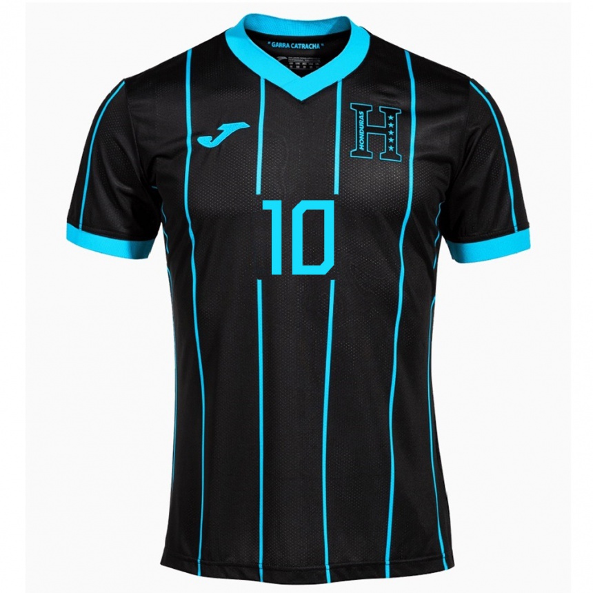 Niño Fútbol Camiseta Honduras Roberto Osorto #10 Negro 2ª Equipación 24-26 Argentina