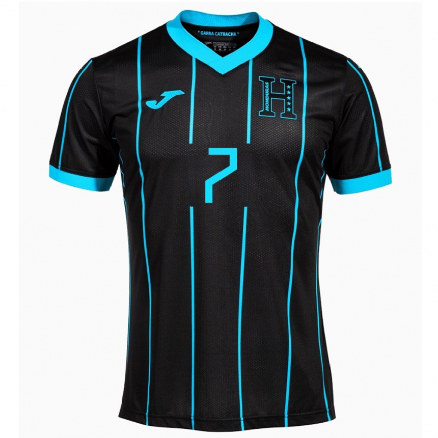 Niño Fútbol Camiseta Honduras Nixon Cruz #7 Negro 2ª Equipación 24-26 Argentina